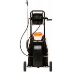Pompa de stropit Evotools, cu acumulator si roti de transport – 40L, 6 Bar, 12V