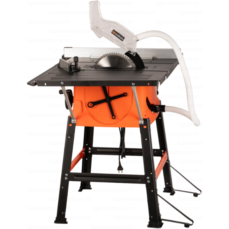 Fierastrau Circular de Masa Evotools TS 1800, 1800W, Disc 250mm, Taiere 85mm la 90°, Turatie 4500rpm, Masa 645x1002mm, 230V