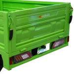 Triciclu electric pick-up Rubo ME3000, motor brushless 3000 W, putere maxima 4900 W, autonomie pana la 130 km, cu volan, viteza maxima de 25 km/h, conform reglementarilor UE, fara permis