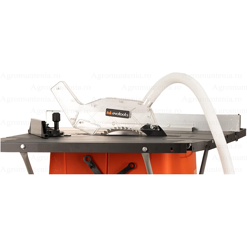 Fierastrau Circular de Masa Evotools TS 1800, 1800W, Disc 250mm, Taiere 85mm la 90°, Turatie 4500rpm, Masa 645x1002mm, 230V