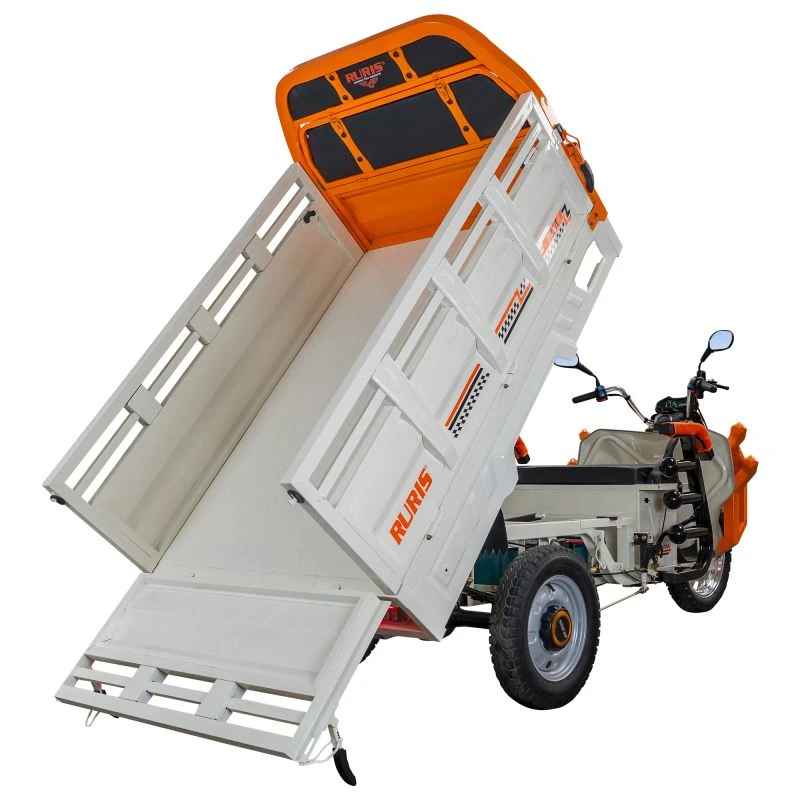 RURIS Pilot 3130A – Triciclu Electric Cargo cu Motor 3600W, Baterie 72V 58Ah, Autonomie 80 km, Capacitate 603 kg, Frana Fata Disc / Spate Tambur, viteza maxima de 25 km/h, conform reglementarilor UE, fara permis