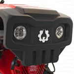Motocultor Rotakt Gladiator RO15RE-2P, Benzina, pornire electrica motor 15CP, 2 prize putere, o priza PTO sincronizată pentru 4×4, latime lucru 135 cm freze roti cauciuc 5.00-12