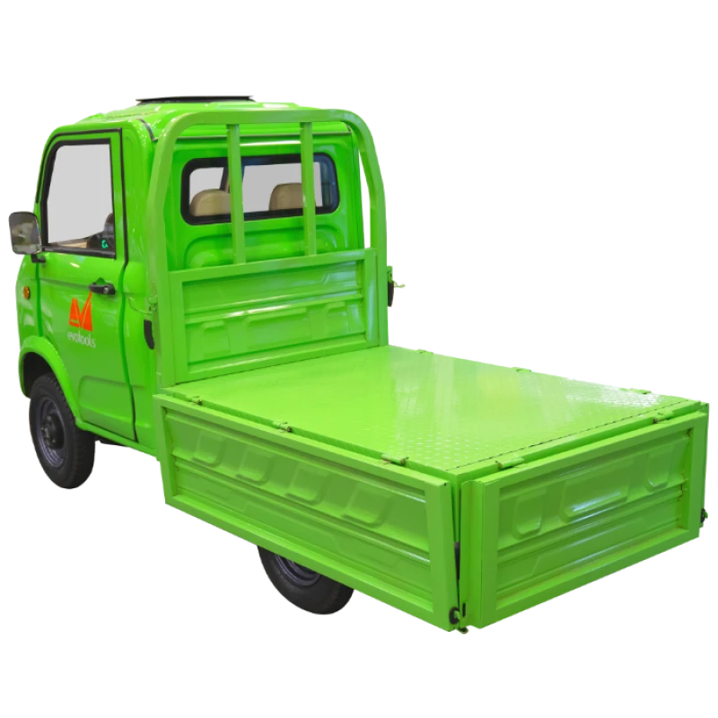 Triciclu electric pick-up Rubo ME3000, motor brushless 3000 W, putere maxima 4900 W, autonomie pana la 130 km, cu volan, viteza maxima de 25 km/h, conform reglementarilor UE, fara permis