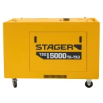Generator diesel profesional Stager YDE15000TA-TA3, 11.5 kW, 230V/400V, insonorizat, pornire electrica, panou digital SmartGen, conexiune ATS