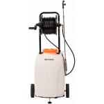 Pompa de stropit Evotools, cu acumulator si roti de transport – 40L, 6 Bar, 12V