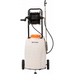 Pompa de stropit Evotools, cu acumulator si roti de transport – 40L, 6 Bar, 12V