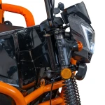 Triciclu Electric Cargo RURIS Pilot 3120N, 2000W, 72V 45Ah, Autonomie 70 km, Gri – Utilitar, Sarcina 542 kg, viteza maxima de 25 km/h, conform reglementarilor UE, fara permis, negru
