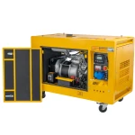 Generator diesel profesional Stager YDE15000TA-TA3, 11.5 kW, 230V/400V, insonorizat, pornire electrica, panou digital SmartGen, conexiune ATS