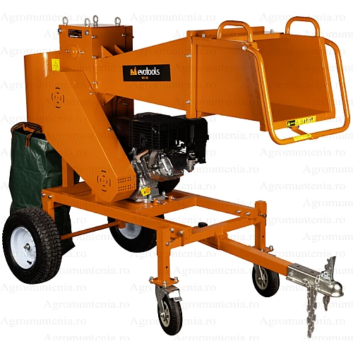Tocator crengi si lemne, model WD150, putere 15 CP, transmisie pe curea, diametru maxim taiere 120 mm, Evotools