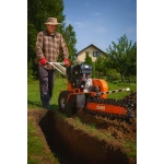 Masina de sapat santuri RURIS RTH 600, motor Ducar 17 CP, 420cc, lama 27 dinti, lungime lant 2350 mm, 6.5L rezervor