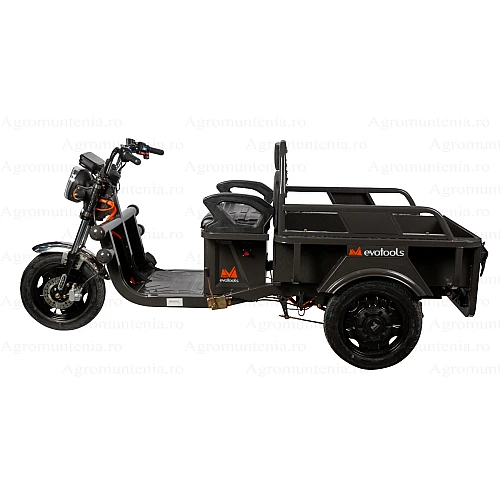Triciclu Electric Cargo TRCC800 – 800W, Autonomie 45 km, viteza maxima de 25 km/h, conform reglementarilor UE, fara permis
