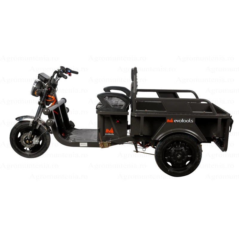 Triciclu Electric Cargo TRCC800 – 800W, 60V/20Ah, Autonomie 45 km, Remorca Basculabila, Pornire cu Cartela & Bluetooth, Frana de mana si picior, Reductor Greu/Usor Triciclu Electric Cargo TRCC800 – 800W, 60V/20Ah, Autonomie 45 km, Remorca Basculabila, Pornire cu Cartela & Bluetooth, Frana de mana si picior, Reductor Greu/Usor