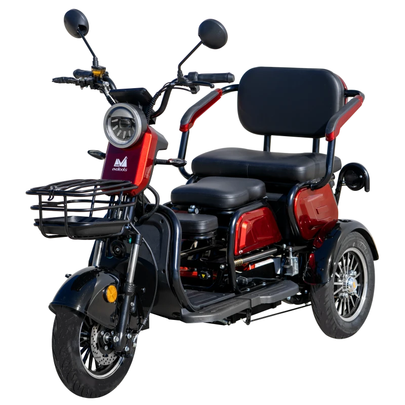 Triciclu Electric Evotools TRP1000 – putere 1000W, 50 km autonomie, baterie 60 V, viteza maxima de 25 km/h, conform reglementarilor UE, fara permis Triciclu Electric Evotools TRP1000 – putere 1000W, 50 km autonomie, baterie 60 V, viteza maxima de 25 km/h, conform reglementarilor UE, fara permis