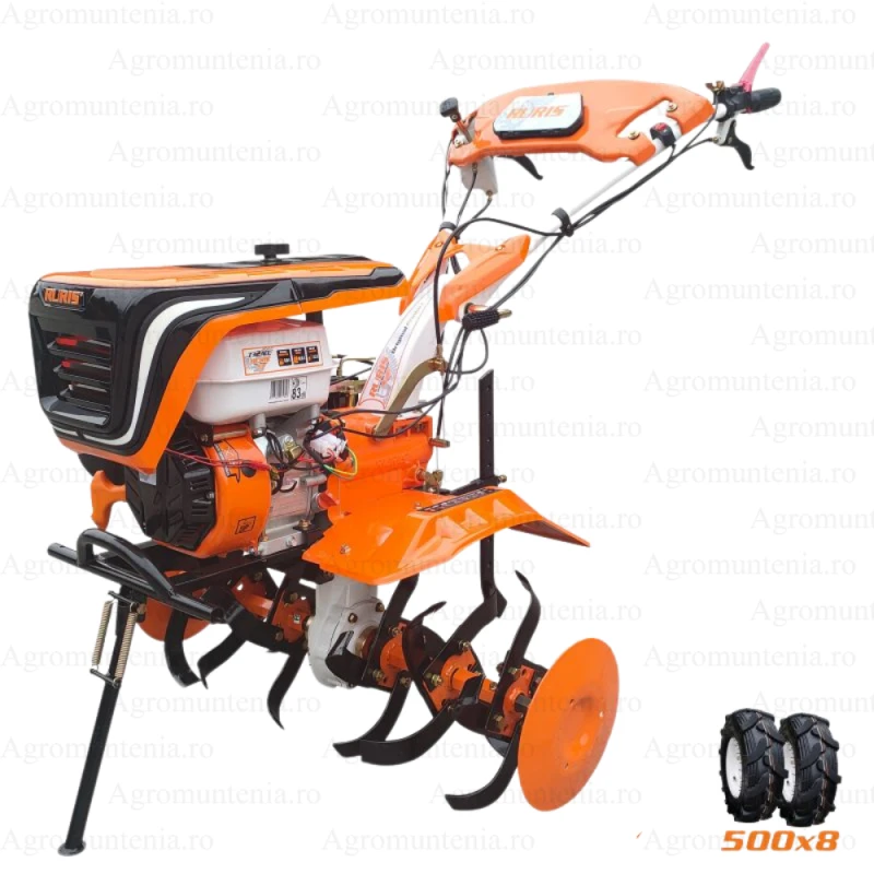 Motosapa Ruris 732K, 8.5 CP, capota cu far, freze si roti cauciuc 5.00-8