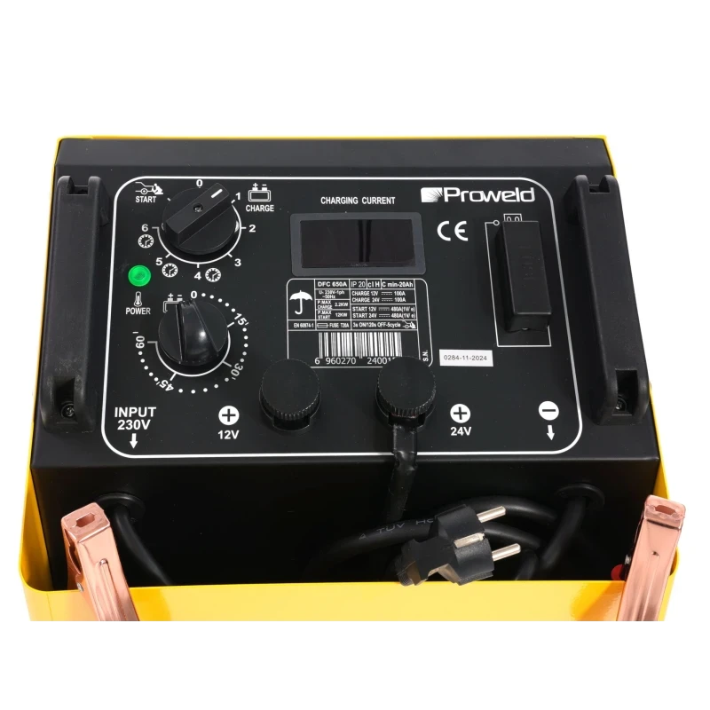 ProWELD DFC-650A redresor acumulatori 12V/24V, functie Timer, Start