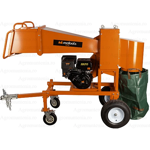 Tocator crengi si lemne, model WD150, putere 15 CP, transmisie pe curea, diametru maxim taiere 120 mm, Evotools