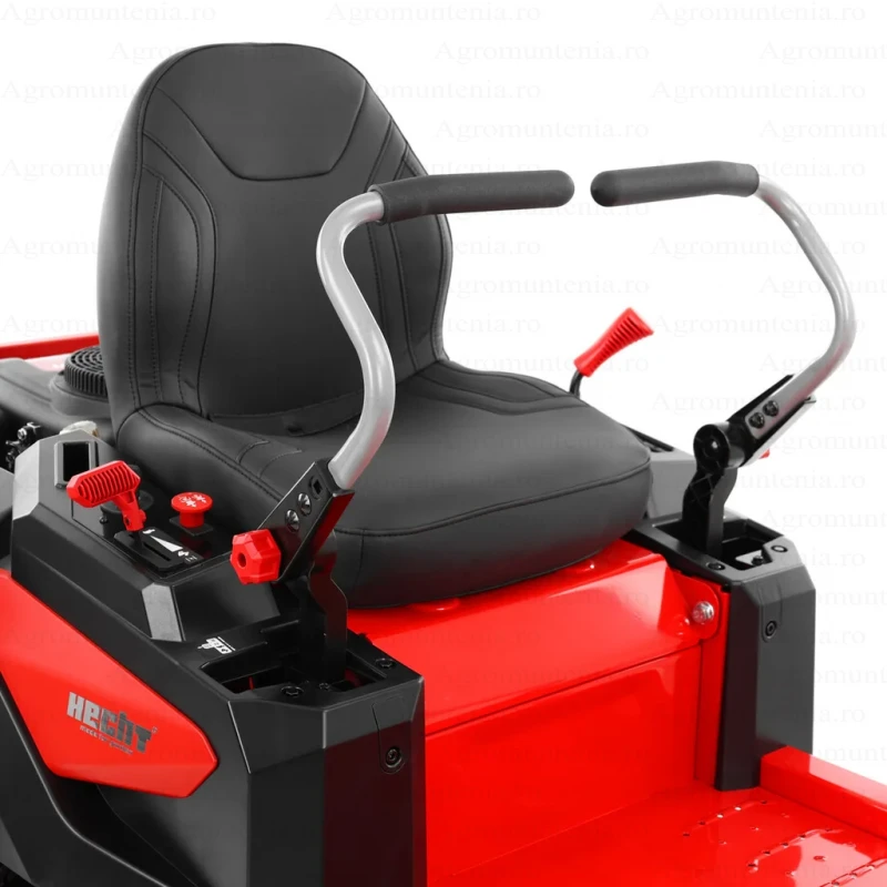 Tractor de tuns gazon HECHT 5107 Zero-Turn, Motor Loncin 546 cm, 15 CP, Latime de taiere 107 cm, transmisie hidrostatica