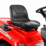 Tractoras de tuns gazon Hecht, Motor Loncin 11,9 CP, 432 cm³, latime de lucru 86 cm, cos colector 250 l, transmisie automata CVT, pornire electrica