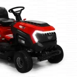 Tractoras de tuns gazon Hecht, Motor Loncin 11,9 CP, 432 cm³, latime de lucru 86 cm, cos colector 250 l, transmisie automata CVT, pornire electrica