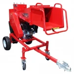 Tocator de crengi / lemne tractabil ROTAKT ROTC-G150, motor benzina 15 CP, pornire electrica, diametru max. 120 mm