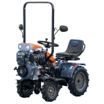 Minitractor Ride-On 4x4 R1200 Evotools PLUS, motor diesel 12CP Koop, cutie 3+1 viteze, far LED si sistem de franare hidraulic