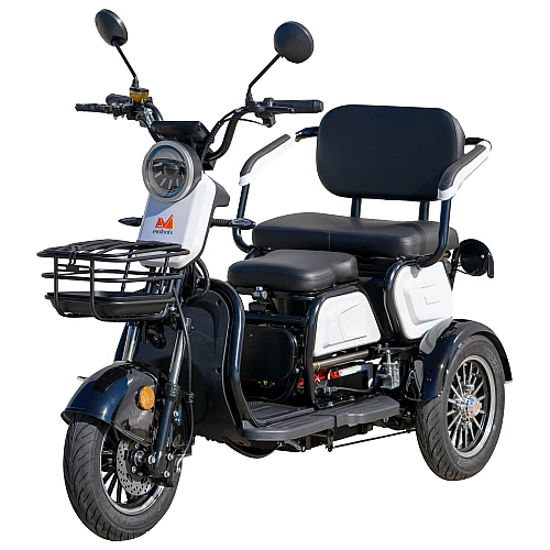 Triciclu Electric Evotools TRP1000 – putere 1000W, 50 km autonomie, baterie 60 V, viteza maxima de 25 km/h, conform reglementarilor UE, fara permis