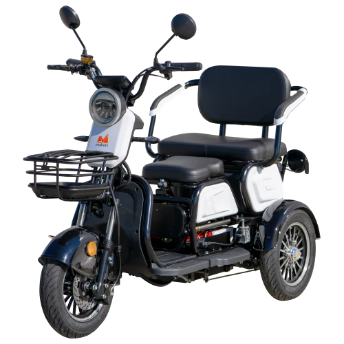 Triciclu Electric Evotools TRP1000 – putere 1000W, 50 km autonomie, baterie 60 V, viteza maxima de 25 km/h, conform reglementarilor UE, fara permis Triciclu Electric Evotools TRP1000 – putere 1000W, 50 km autonomie, baterie 60 V, viteza maxima de 25 km/h, conform reglementarilor UE, fara permis