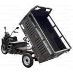 Triciclu electric cargo TRCC1500 EvoTools cu cabina, 1500 W, viteza maxima de 25km/h, autonomie de aproximativ 50-60 km, fara permis