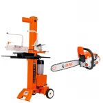 Pachet Expertul Lemnului – Despicator vertical RURIS DLV 900, 9 tone, 3000 W + Motoferastrau DAC 456 RS, 3 CP, 45 cc, sina 40 cm