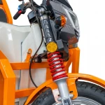 RURIS Pilot 3130A – Triciclu Electric Cargo cu Motor 3600W, Baterie 72V 58Ah, Autonomie 80 km, Capacitate 603 kg, Frana Fata Disc / Spate Tambur, viteza maxima de 25 km/h, conform reglementarilor UE, fara permis