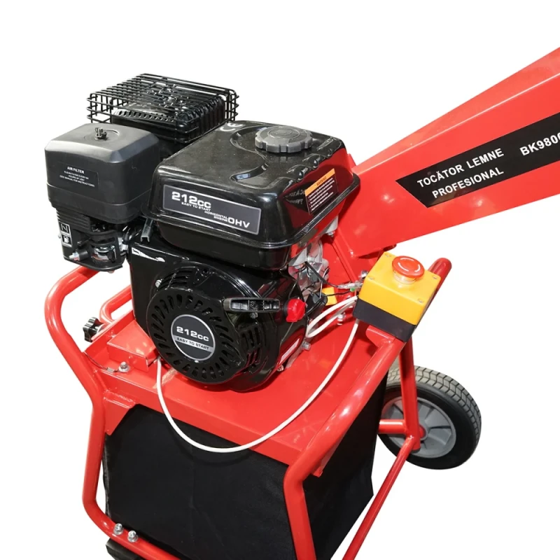 Tocator crengi profesional pe benzina 6CP, 212cc, grosime maxima 50mm, viteza 3600 rpm, pornire manuala Breckner Germany