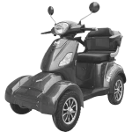 Triciclu Electric CVP1000 Evotools – Mobilitate Urbană, 1300W, Baterie 60V/20Ah, Autonomie 45 km, 25 km/h, Fără Permis, Frână Disc Tambur