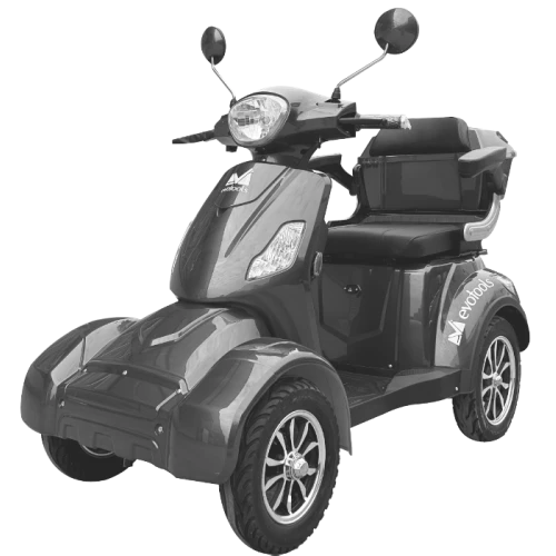 Triciclu Electric CVP1000 Evotools – 1000W, Baterie 60V/20Ah, Autonomie 45 km, Viteza 25 km/h, Omologat, Fara Permis, Frana Disc Tambur, 207 kg max