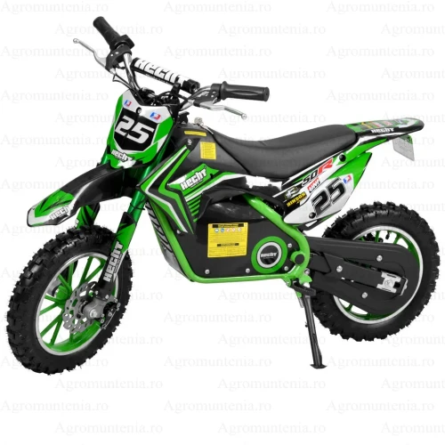 Minicross cu acumulator Hecht 54501 36 v 8 ah capacitate maxima 75 kg autonomie 20 km verde