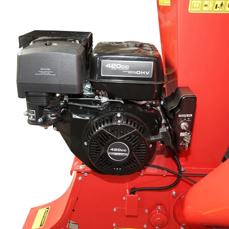 Tocator crengi profesional pe benzina 15CP, 420cc, grosime maxima 89mm, pornire electrica/manuala, turatie lama 2400rpm Breckner Germany