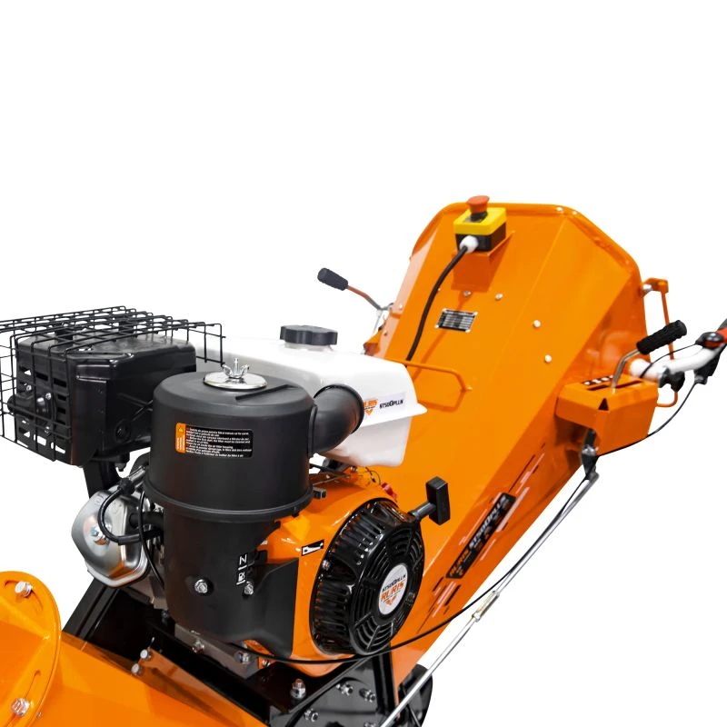 Tocator crengi si resturi vegetale RURIS ST 500 PLUS, motor benzina 15 CP, 459 cmc, autopropulsat, diametru taiere 100 mm, capacitate 1000 kg/ora