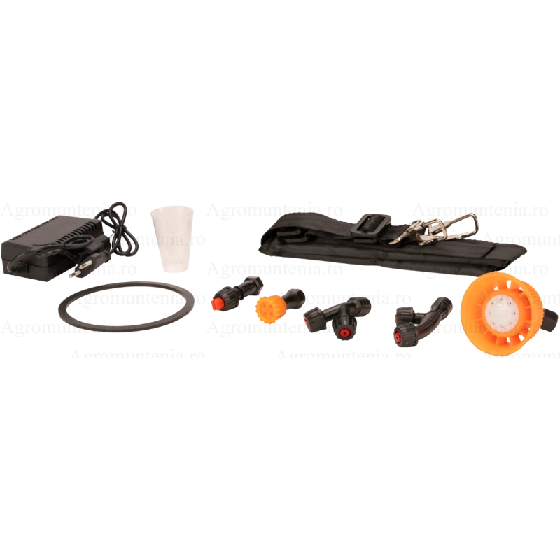 Pompa de stropit Evotools, cu acumulator si roti de transport – 18L, 3 Bar, 12V