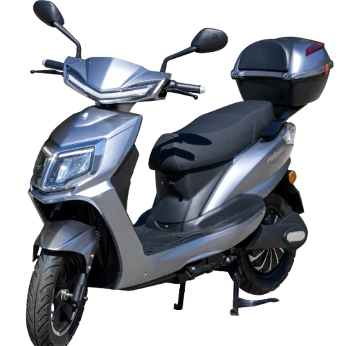 Scuter Electric 72V/32Ah cu Motor Brushless 2100W, Autonomie 139 km, Afisaj Digital, Frâne Discuri + Tambur, viteza maxima de 25 km/h, conform reglementarilor UE, fara permis