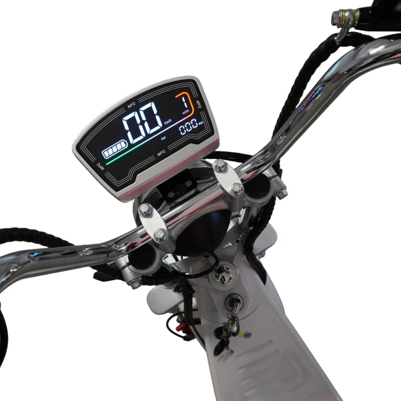 Scuter Electric Rotakt Cruiser 1500W – Autonomie 66 km, Baterie Litiu-Ion 60V 20Ah, viteza maxima de 25 km/h, conform reglementarilor UE, fara permis