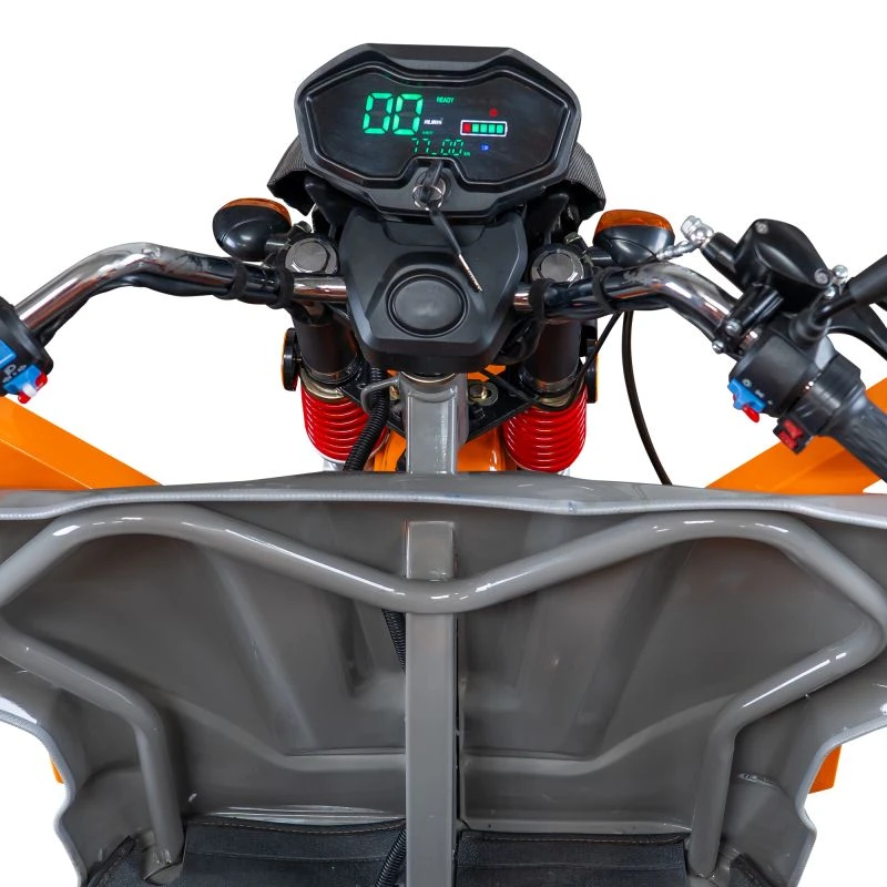 RURIS Pilot 3130G – Triciclu Electric Cargo cu Motor 3600W, Baterie 72V 58Ah, Autonomie 80 km, Capacitate 603 kg, Frana Fata Disc / Spate Tambur, viteza maxima de 25 km/h, conform reglementarilor UE, fara permis