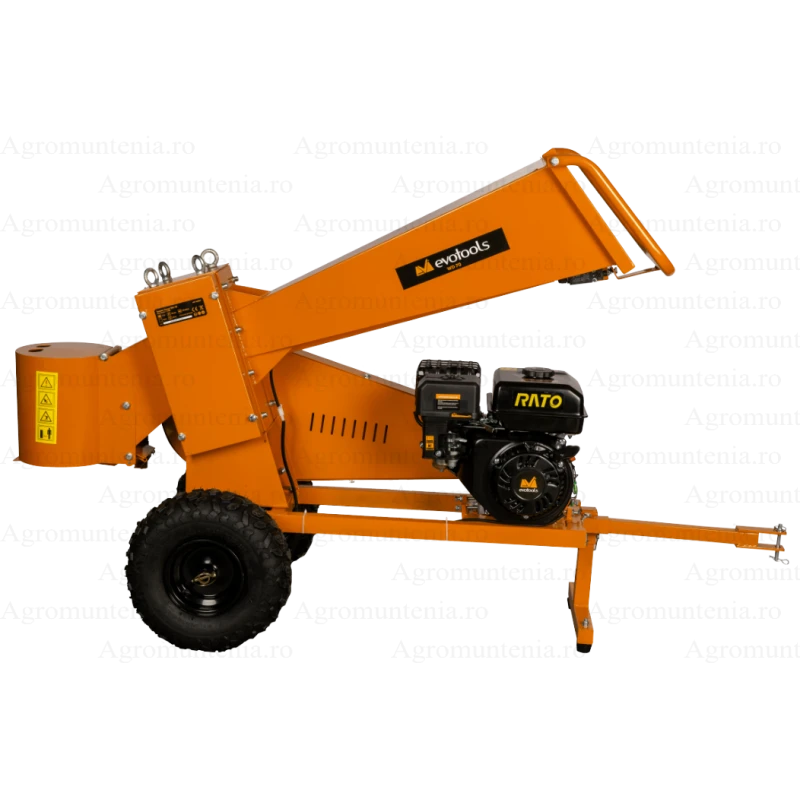 Tocator crengi, model WD70, putere 7 CP, transmisie pe curea, diametru maxim taiere 70 mm, Evotools