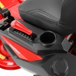 Tractor de tuns gazon HECHT 5107 Zero-Turn, Motor Loncin 546 cm, 15 CP, Latime de taiere 107 cm, transmisie hidrostatica