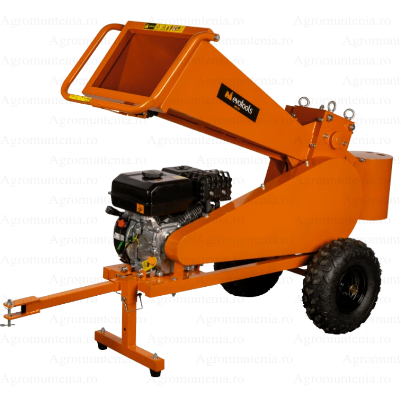Tocator crengi, model WD70, putere 7 CP, transmisie pe curea, diametru maxim taiere 70 mm, Evotools