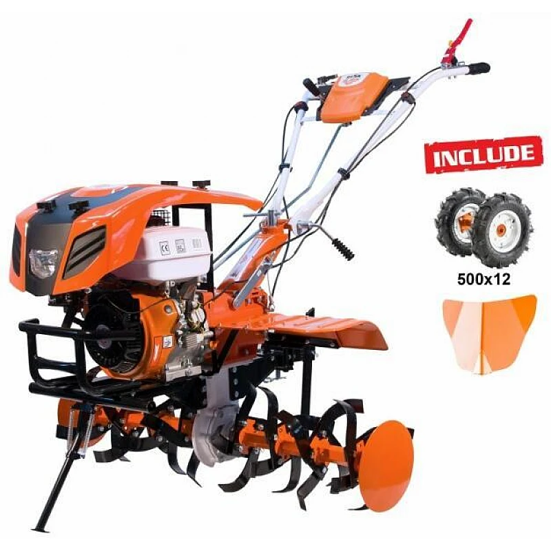 Motocultor RURIS 915K, 15 CP, 4 timpi, 420 cc + roti cauciuc + rarita