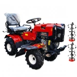 Motocultor 4x4 Rotakt Zeppelin 15 CP, Diesel, motor 532 cmc, pornire electrica/manuala, ridicare electrica accesorii, freze, roti cauciuc