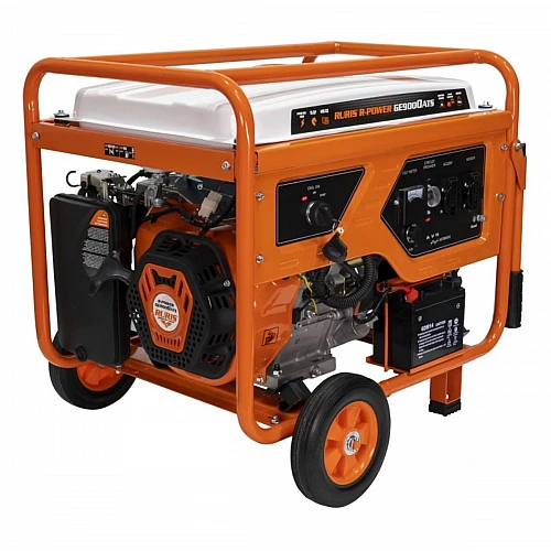 Generator de curent electric monofazic, pe benzina, Ruris R-Power GE9000, cu AVR, cu tehnologie inverter, 7 kW, 15 CP