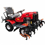 Motocultor 4x4 Rotakt Zeppelin 15 CP, Diesel, motor 532 cmc, pornire electrica/manuala, ridicare electrica accesorii, freze, roti cauciuc