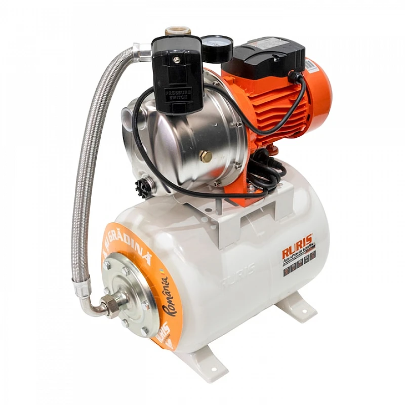 Hidrofor RURIS aquapower 6009S, 880 W, 24 l , debit 46 l/min, 45 m inaltime refulare, 9 m adancime absorbtie