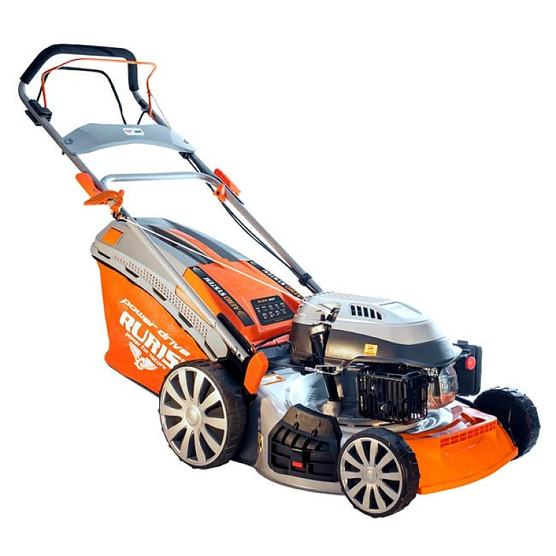 Masina de tuns iarba Ruris 201, pe benzina, 2.9 CP, 2.13 kW, 65 L, latime 46 cm