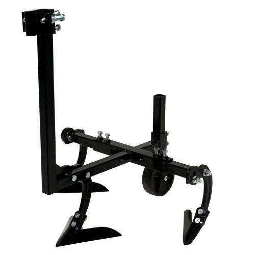 ProGARDEN PRO-PRS20-45 prasitoare cu roata limitatoare adancime pentru motocultor, 20cm distanta intre randuri, tija 45cm